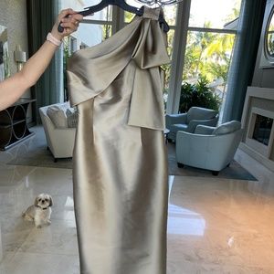 Sachin and Babi Bonnie Gown- Pewter Color